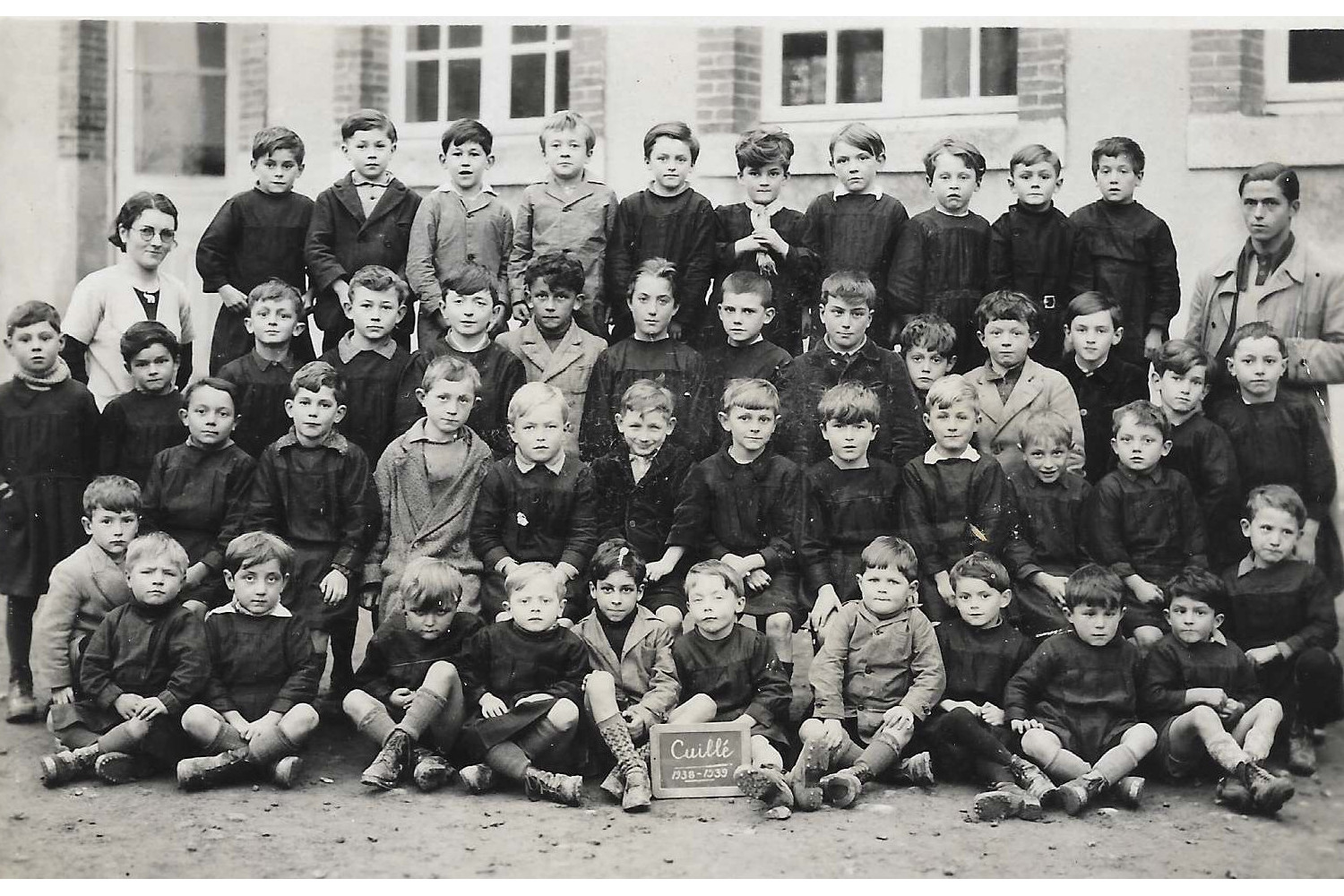 Clément Langevin à 7 ans: Ecole Communale de Cuillé
